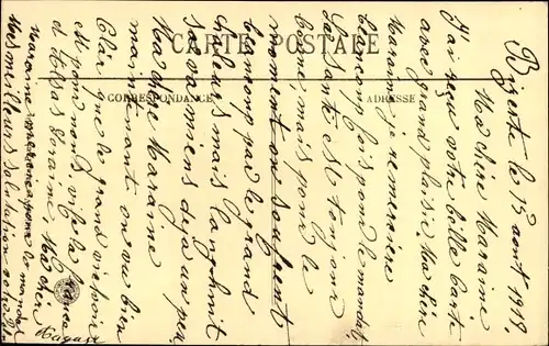 Ak Bizerte Tunesien, Gesamtansicht