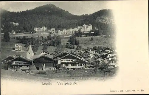 Ak Leysin Kanton Waadt, Gesamtansicht