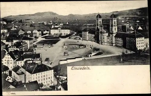 Ak Einsiedeln Kanton Schwyz Schweiz, Marktplatz