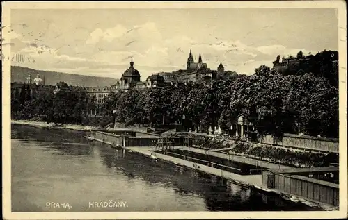 Ak Praha Prag Tschechien, Hradčany Hradschin