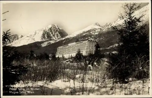 Ak Vysoké Tatry Hohe Tatra Slowakei, Novy Smokovec, Winter