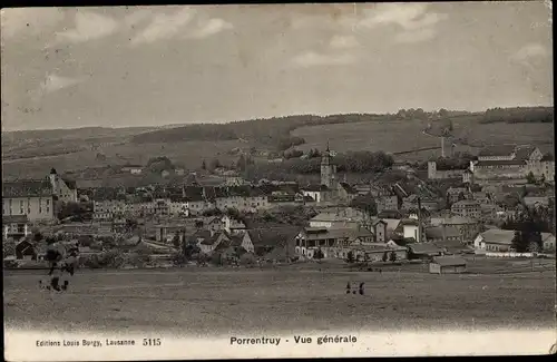 Ak Pruntrut Porrentruy Kanton Jura, Gesamtansicht