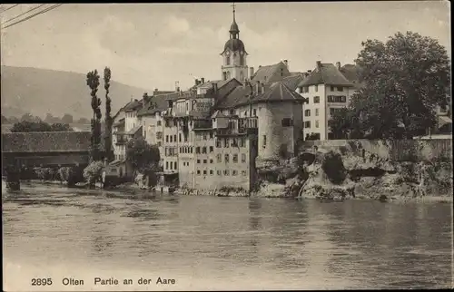 Ak Olten Kanton Solothurn, an der Aare