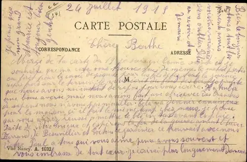 Ak Badonviller Lothringen Meurthe et Moselle, Villa des Merises