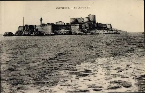 Ak Marseille Bouches du Rhône, Le Chateau d'If