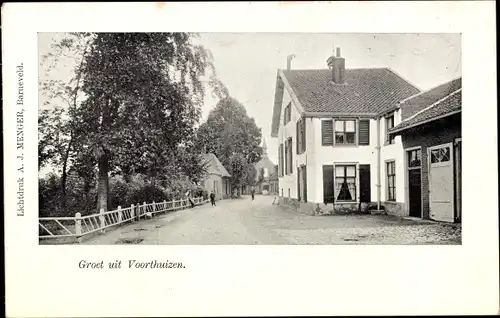 Ak Voorthuizen Barneveld Gelderland Niederlande, Straßenpartie