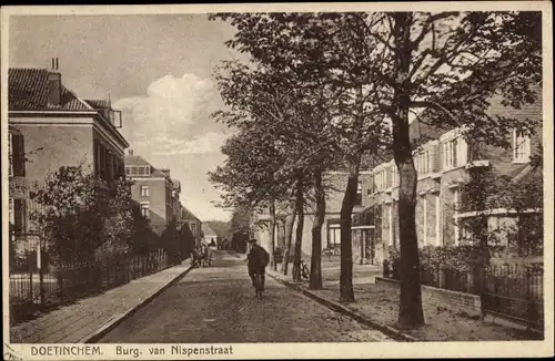 Ak Doetinchem Gelderland, Burg. van Nispenstraat