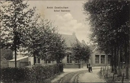 Ak Doetinchem Gelderland, Schule Gaanderen