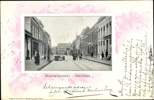 Passepartout Ak Doetinchem Gelderland, Hamburgerstraat