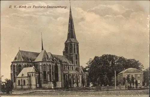 Ak Doornenburg Gelderland, Römisch-katholische Kirche, Pfarrhaus