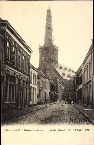 Ak Doetinchem Gelderland, Waterstraat