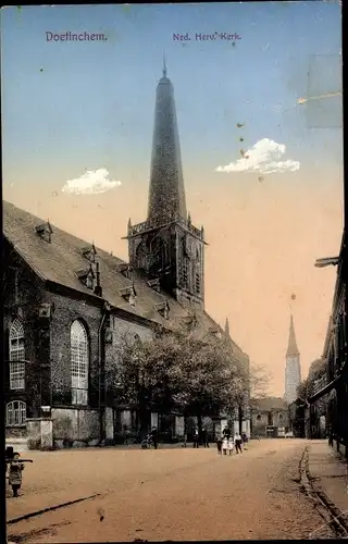 Ak Doetinchem Gelderland, Niederlande. Rev. Kirche