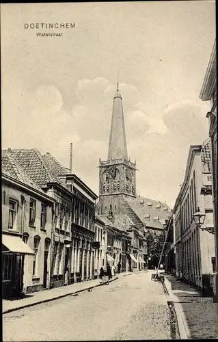 Ak Doetinchem Gelderland, Waterstraat