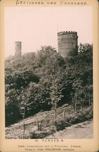 Kabinett Foto Eddigehausen Bovenden in Niedersachsen, Burg Plesse