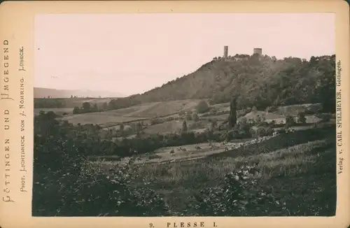 Kabinett Foto Eddigehausen Bovenden in Niedersachsen, Burg Plesse