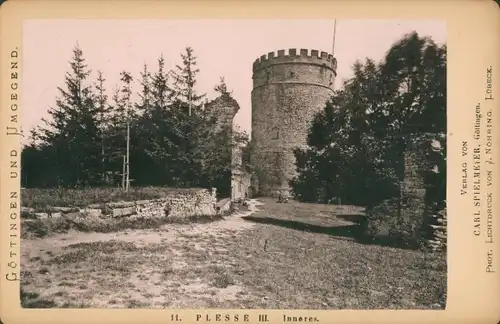 Kabinett Foto Eddigehausen Bovenden in Niedersachsen, Burg Plesse