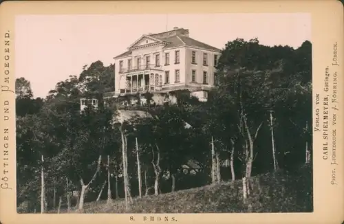 Kabinett Foto Göttingen in Niedersachsen, Rhons