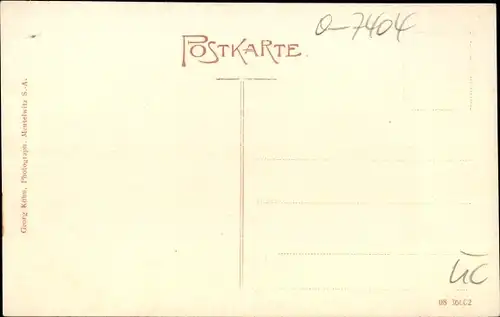 Ak Meuselwitz in Thüringen, Preußischer Hof, Gesellschaftszimmer