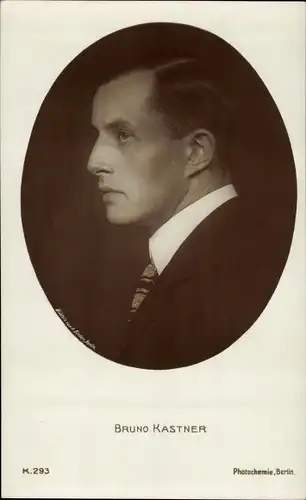 Ak Schauspieler Bruno Kastner, Portrait, Photochemie K 293