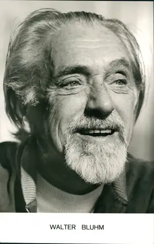 Ak Schauspieler Walter Bluhm, Portrait