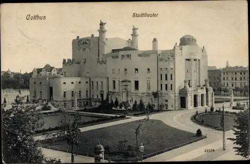 Ak Cottbus in der Niederlausitz, Stadttheater