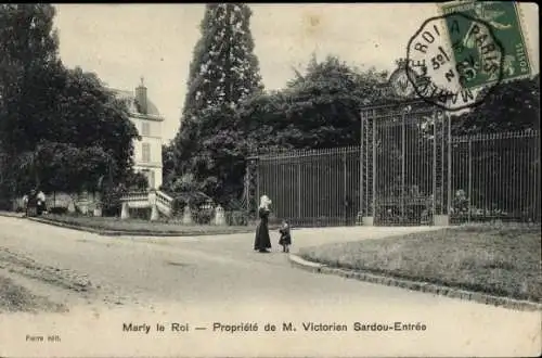 Ak Marly le Roi Yvelines, Eigentum von Herrn Victorien Sardou