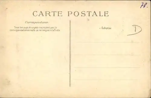 Postkarte Marly le Roi Yvelines, Avenue de l'Abreuvoir, Route de Versailles