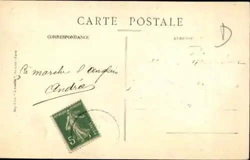 Postkarte Marly le Roi Yvelines, die Tränke