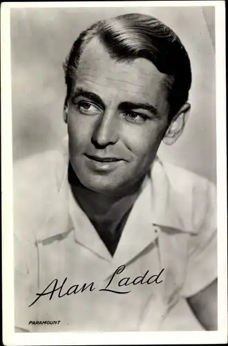 Ak Schauspieler Alan Ladd, Portrait