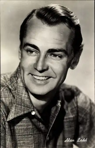 Ak Schauspieler Alan Ladd, Portrait