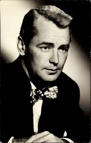 Ak Schauspieler Alan Ladd, Portrait