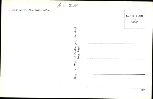 Ak Noordwijk aan Zee Südholland, Sole Mio