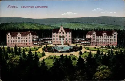 Ak Saales Saal Elsass Bas-Rhin, Sanatorium Tannenberg