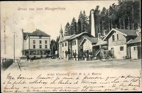Ak Neubois Gereuth Elsass Bas Rhin, Hotel Altenberg