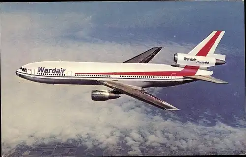 Ak Kanadisches Passagierflugzeug, Wardair Canada, McDonnell Douglas DC-10-30