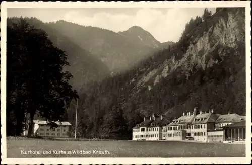 Ak Kreuth am Tegernsee Oberbayern, Wildbad, Kurhotel, Kurhaus