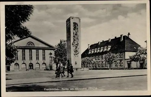 Ak Frankenthal in der Pfalz, Ehrenmal