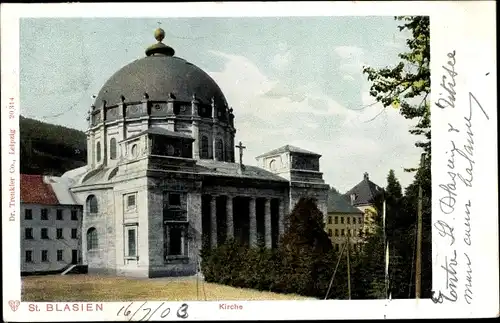 Ak Sankt Blasien im Schwarzwald, Kirche