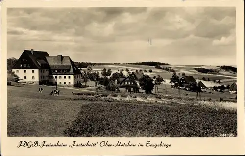 Ak Holzhau Rechenberg Bienenmühle Erzgebirge, FDGB Ferienheim Fortschritt