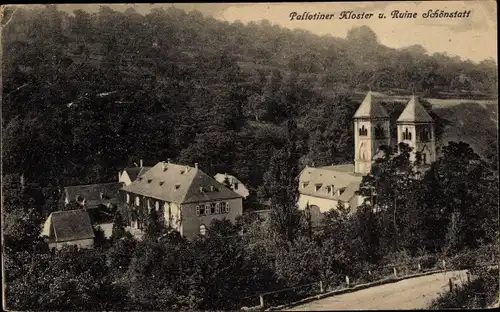 Ak Schönstatt Vallendar am Rhein, Pallotiner Kloster, Ruine