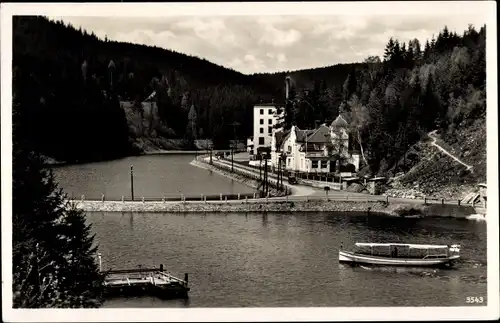 Ak Lemnitzhammer Harra in Thüringen, Stausee der Bleibergsperre