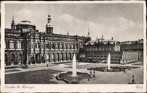 Ak Dresden Altstadt, Königlicher Zwinger