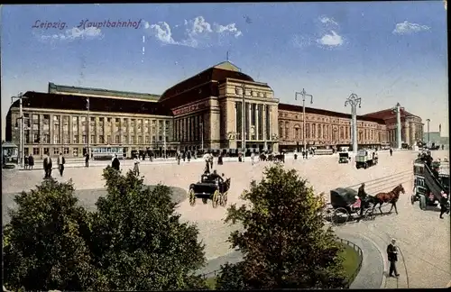 Ak Leipzig, Hauptbahnhof