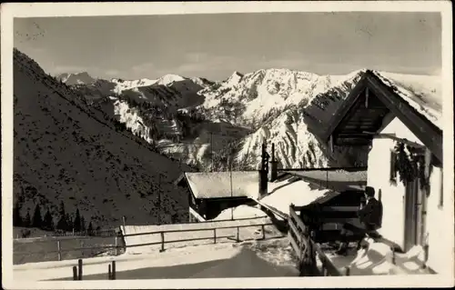 Ak Bad Wiessee in Oberbayern, Hirschberghaus, Winter