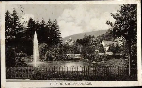 Ak Königstein im Taunus, Herzog Adolph-Anlage