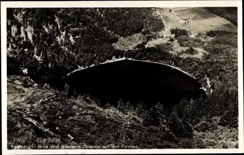 Ak Feldberg im Schwarzwald, Feldsee, Blick vom Bismarck-Denkmal