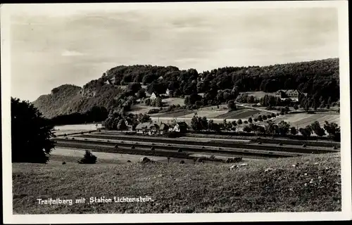 Ak Traifelberg Honau Lichtenstein in Baden Württemberg, Totale