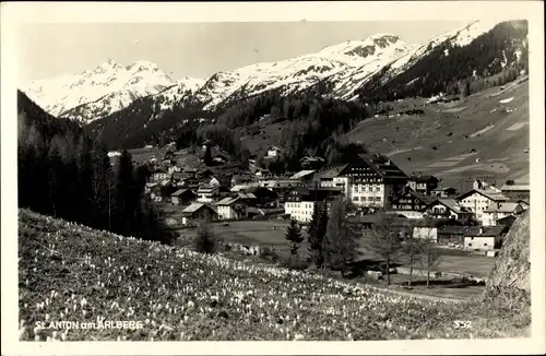 Ak Sankt Anton am Arlberg Tirol Österreich, Gesamtansicht