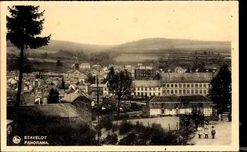 Ak Stavelot Wallonie Lüttich, Panorama