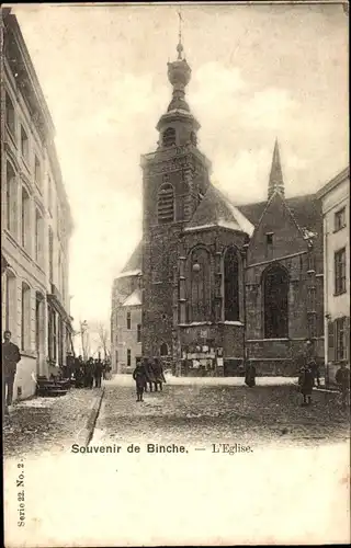 Ak Binche Wallonien Hennegau, Kirche